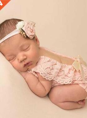 1set 0-3Month Newborn Photography Props Baby Headband Lace R