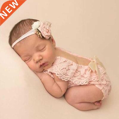 1set 0-3Month Newborn Photography Props Baby Headband Lace R