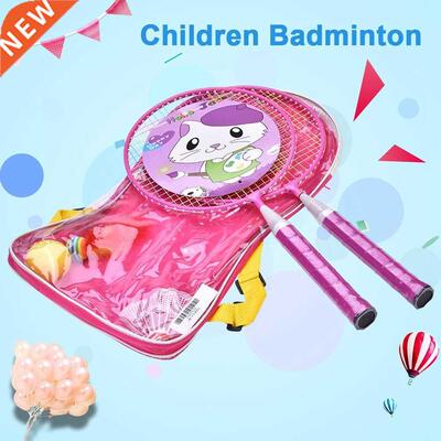 1 Pair Colorful Children Entertainment Cartoon Badminton
