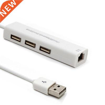 USB Ethernet Adapter USB Hub to RJ45 Lan Network Card for Ma