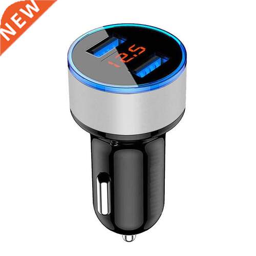 Mini Fast Charger Dual SB Car Phone Charger 5V 3.1A With LED