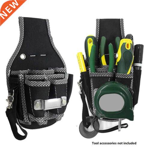 9 In 1 Nylon Fabric Tool Belt Screwdriver Utility Kit Holder