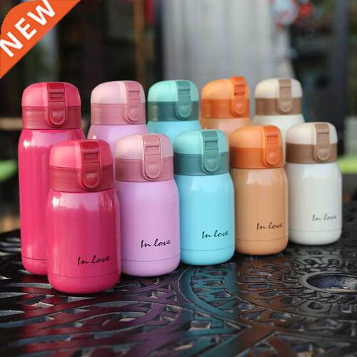 200ml/360ml Cute Candy Mn Thermos Cup Kds Cartoon Hot Wat