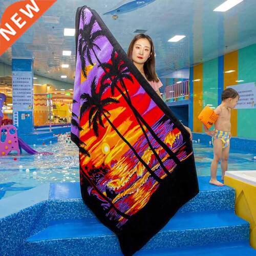 Extended bath towel explosions Hawaiian island style home