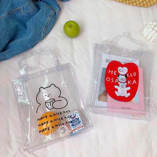 Ctoon Transpent Handbag Popul Designer Fashion Lady L