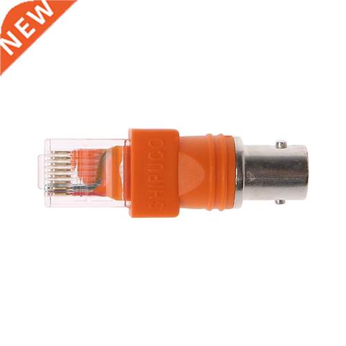 1PC BNC Female To RJ45 Male Adapter Chassis Panel Mount Moni