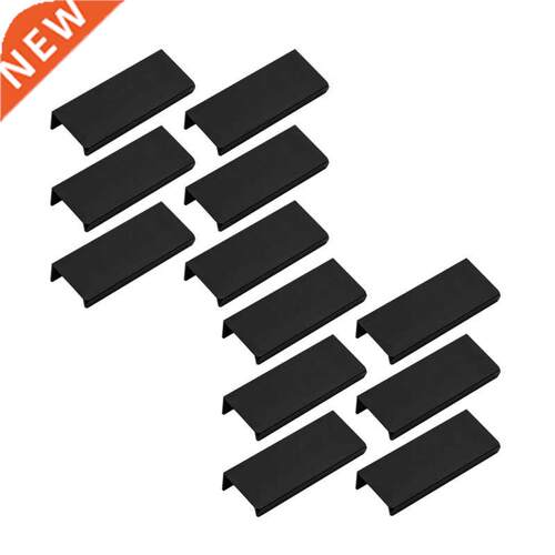 80mm/.15 inch Black Mount Finger Edge Pull Concealed