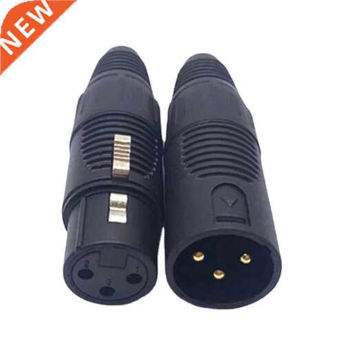Pin Male/Female XLR 5 Jack Connector Electrical Adapter P