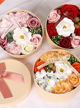 Valentine's Day Artificial Rose Flower with Gift Box