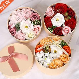 Valentine's Day Artificial Rose Flower with Gift Box