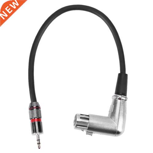 0cm 90 degree Audio Adapter Cable pin XLR Female to .5mm
