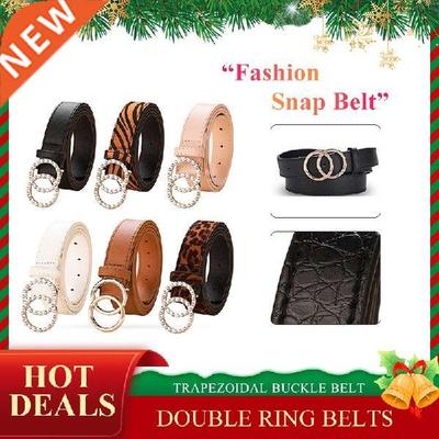 Women's All-Match Belt Fashion Diamond-studded Snap Pin