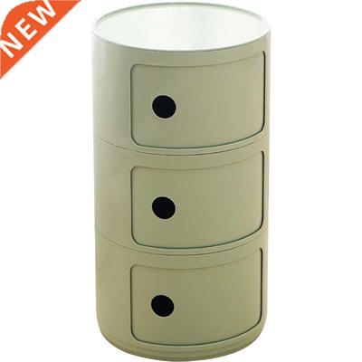 Anti-slip design Nordic round coffee table sliding door mode