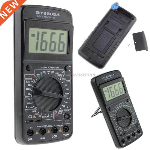 DT9205A Digital Multimeter AC/DC Voltmeter Ammeter Resistanc