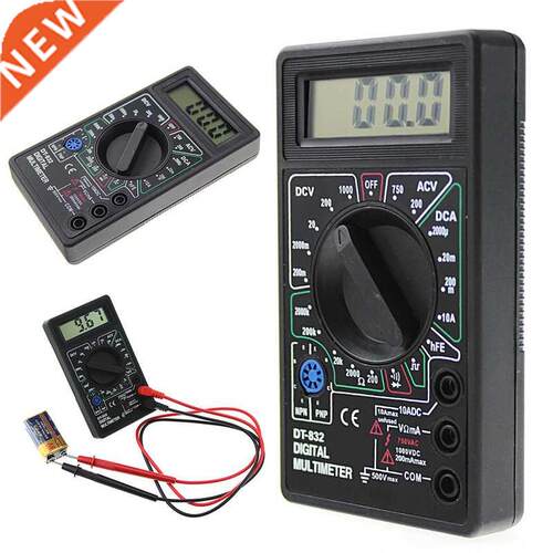 Professional DT82 Digital Multimeter LCD DC AC Vtmeter Am