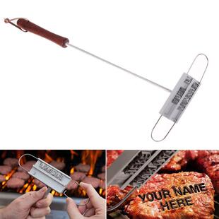 BBQ Iron Letter DIY 43cm Letters Tong Branding Barbecue