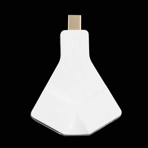 Gold Plated DisplayPort Male to Female Extension Adapter