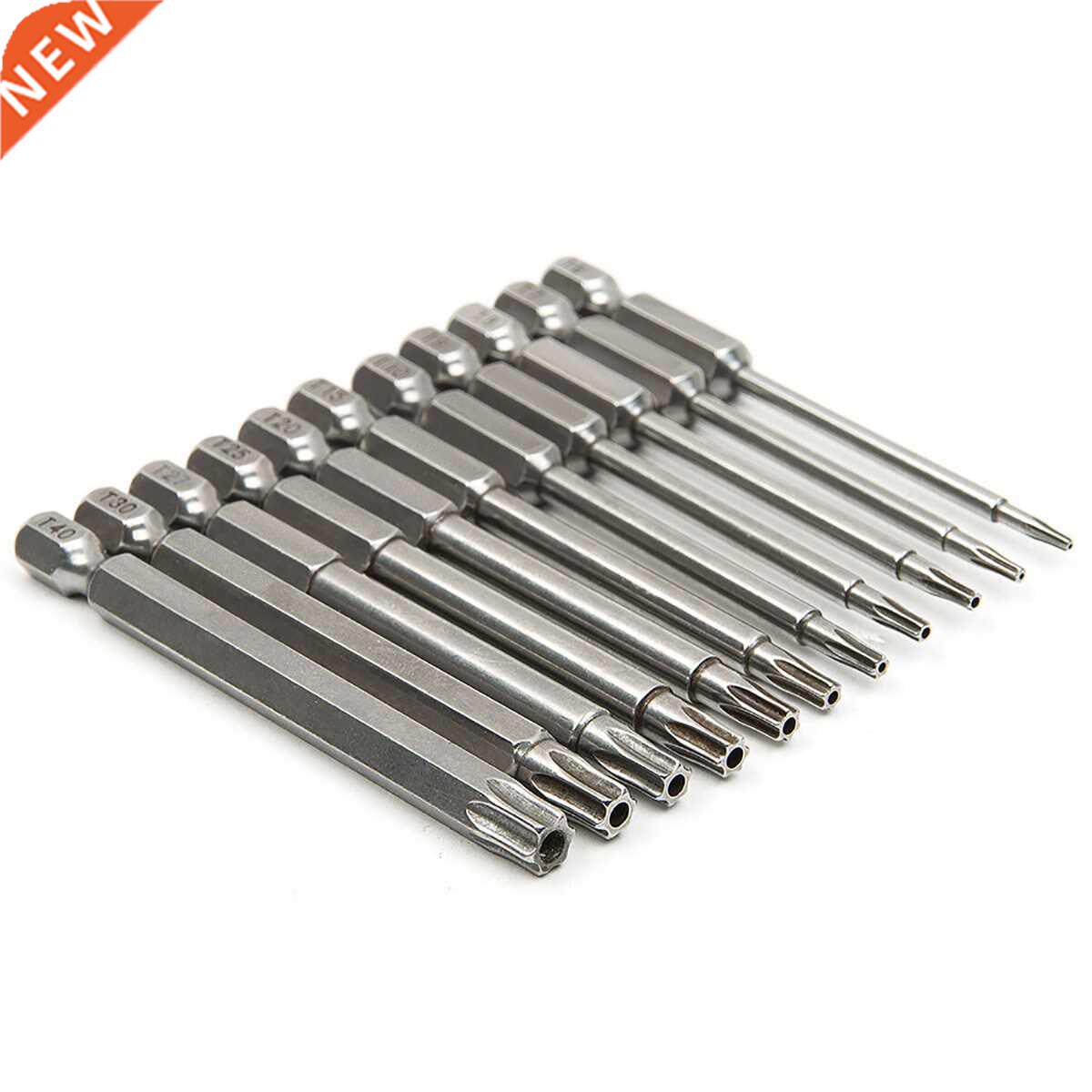 1S2 Steel Screwdriver Bits 75mm Hex Torx Head Electrical Scr