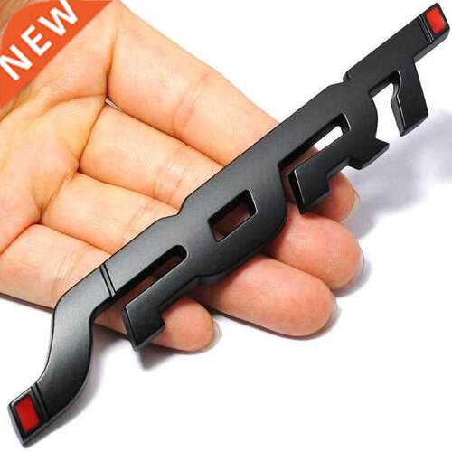 Car Accessories Sticker Styling Metal 3D Chrome Black Auto C