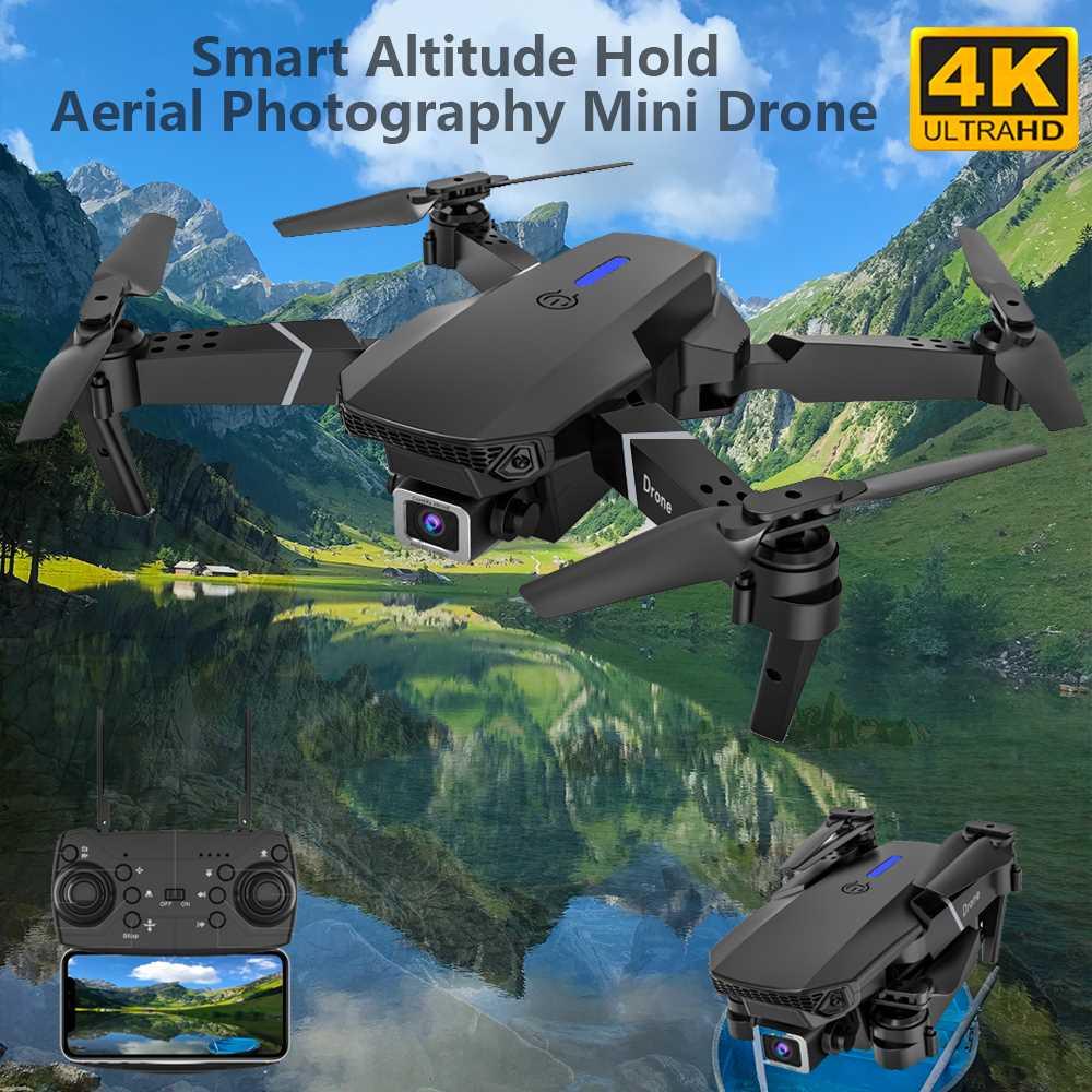2022 Professional Mini WIFI HD 4k Drone With Camera Hight Ho