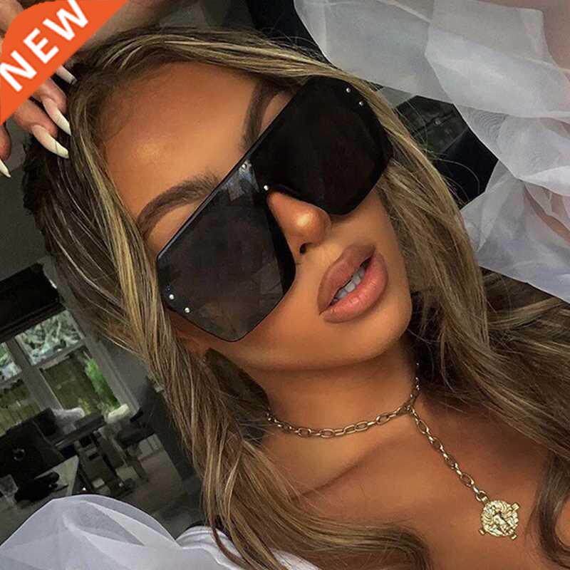 Oversized Square Sunglasses For Women Vintage Retro Sun Gals图片