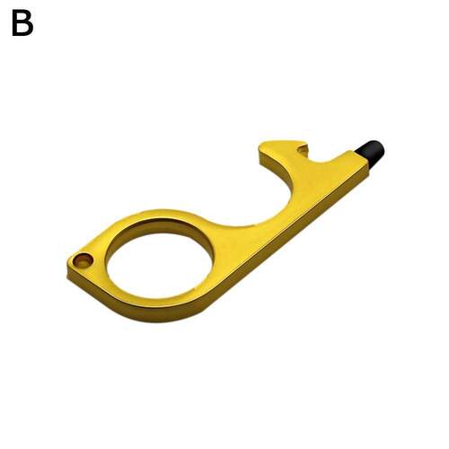 Easy se No Touch Door Opener Hook Key Shape Portable Hygiene
