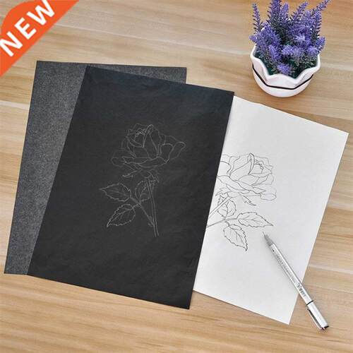 100pcs Transfer Paper Graphite Carbon Tracing Paper Painting