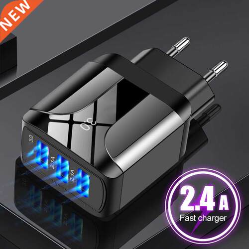 EU/US/UK Plug USB Charger Quick Charge 3.0 For Phone Adapter