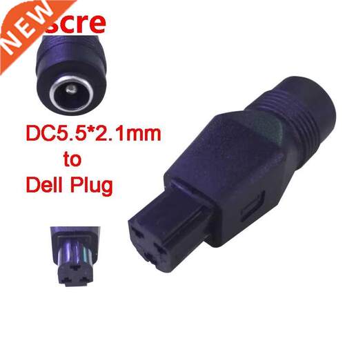 1Pcs Straight New DC Plug to DC5.5*2.1mm Female Laptop Power