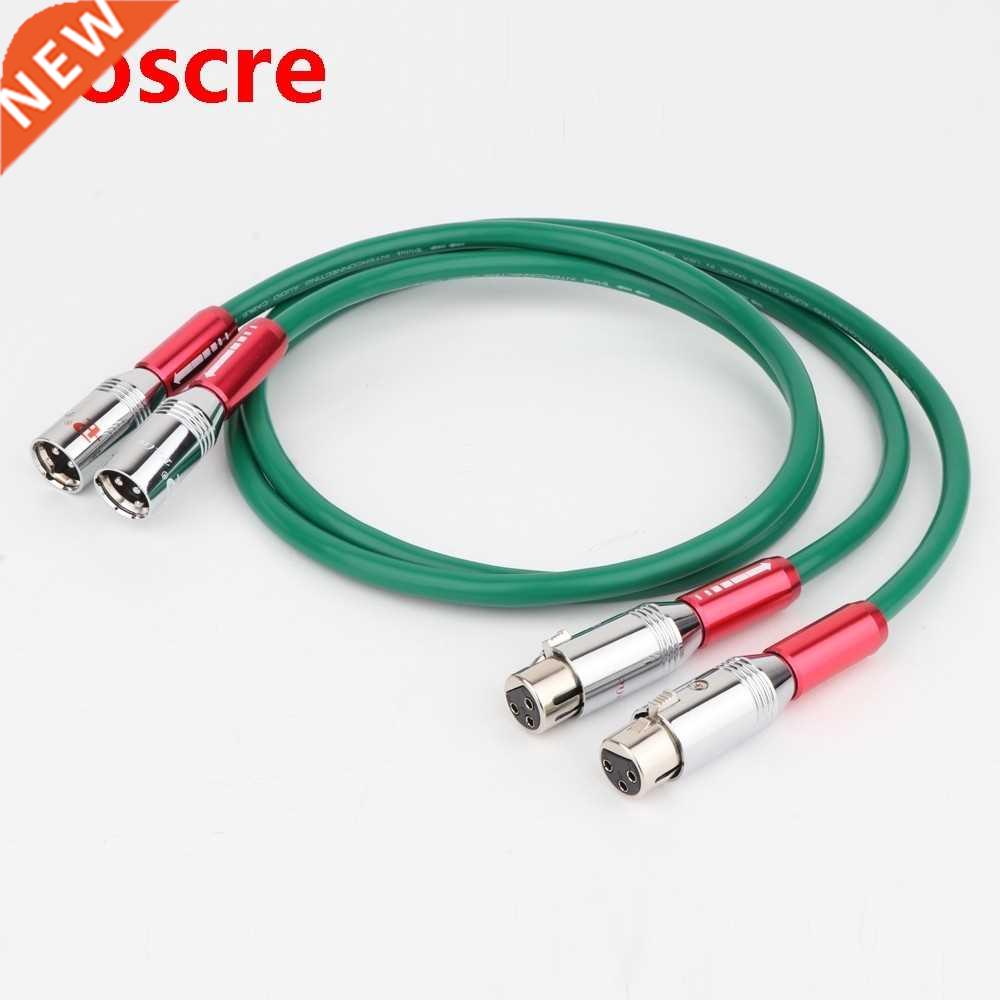 Pair 2328 Silver Copper Mixed Balanced Audio XLR Balanced An