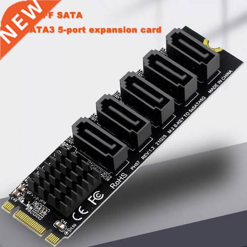 M.2 NGFF B-Key Sata to 5 Ports SATA.0 Adapter Expansion Car
