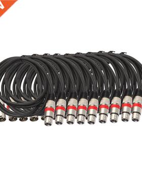 10pcs Pin 1.8m 5.9ft DMX Stage DJ Light Cable XLR Male to