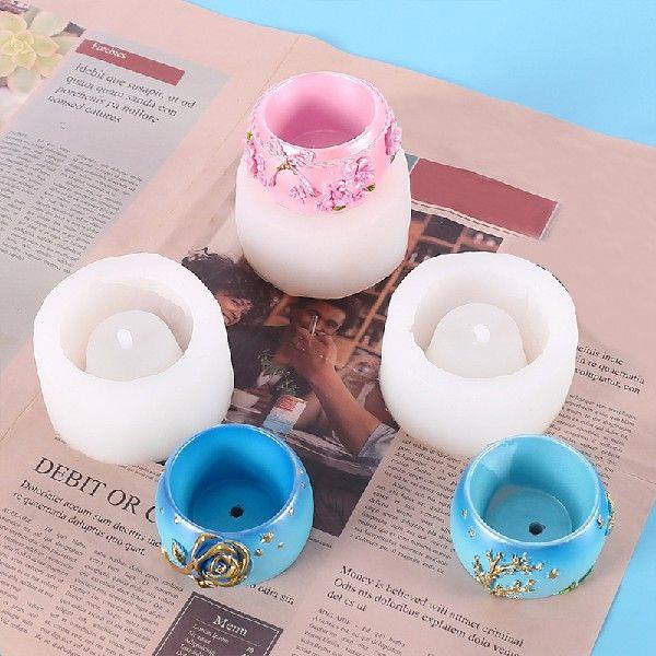 DIY Succulent Flowerpot Clay old Concrete ould Silicone