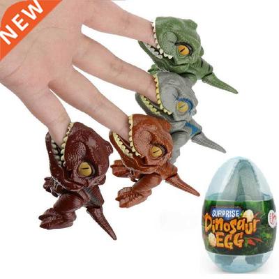 Finger Dinosaur Anime Action Figures Toys Funny Dino Eggs Cr