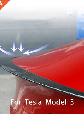 For Tesla Model 3 2021 Car Spoler ABS Carbon Fber Car Styl