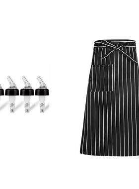 4 Pcs 1Oz Automatic Measured Bottle Pourer with3 Pcs Kitchen