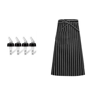 4 Pcs 1Oz Automatic Measured Bottle Pourer with3 Pcs Kitchen