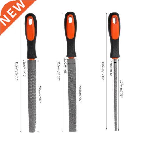Pcs Wood Rasp Steel File Set Flat Round Shape Metal File Wo