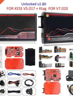 No Tokens Online 2.8 EU Red KESS KTAG V5.017 OBD2 Manager Tu