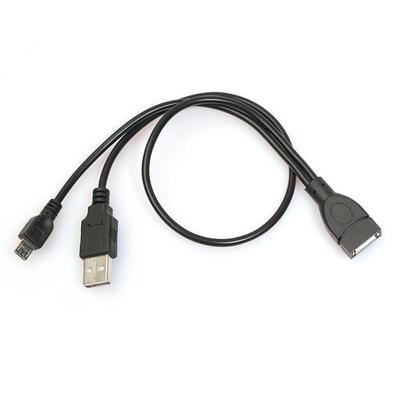 icro USB Host OTG Cable With USB Plug Drop Shipping F35