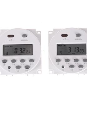 110V/220V AC/DC Time Switch Output Voltage 7 Day Weekly Prog