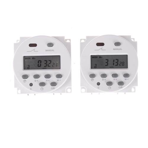 110V/220V AC/DC Time Switch Output Voltage 7 Day Weekly Prog