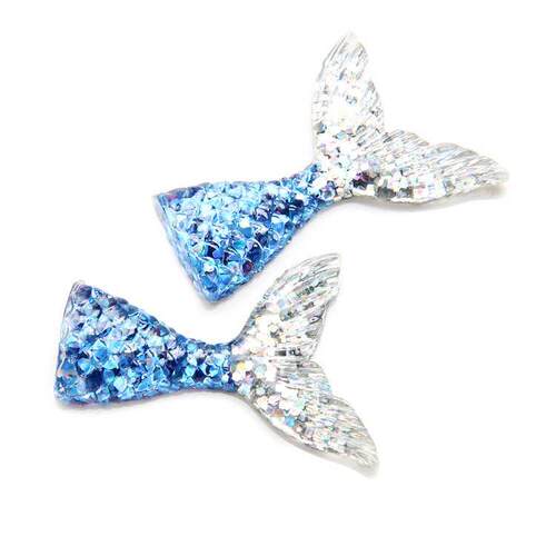 Mermaid Tail Supplets Charms for Slime  Polymer Filler Ad