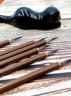 3pcs/set Fne Pant Hook Lne Brush Copper Head Chnese Call