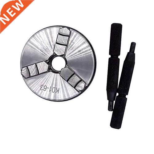 K01-63 63mm Lathe Mini Chuck 3 Jaws Woodworking Hand Chuck w