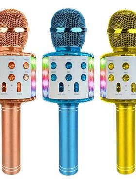 Wireless Karaoke Microphone Handheld Portable Speaker Home K