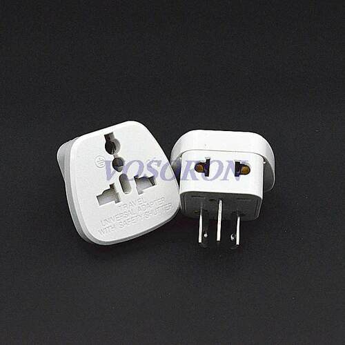 10pcs White with safty gate 1to2 Socket extender 3 pin AU to