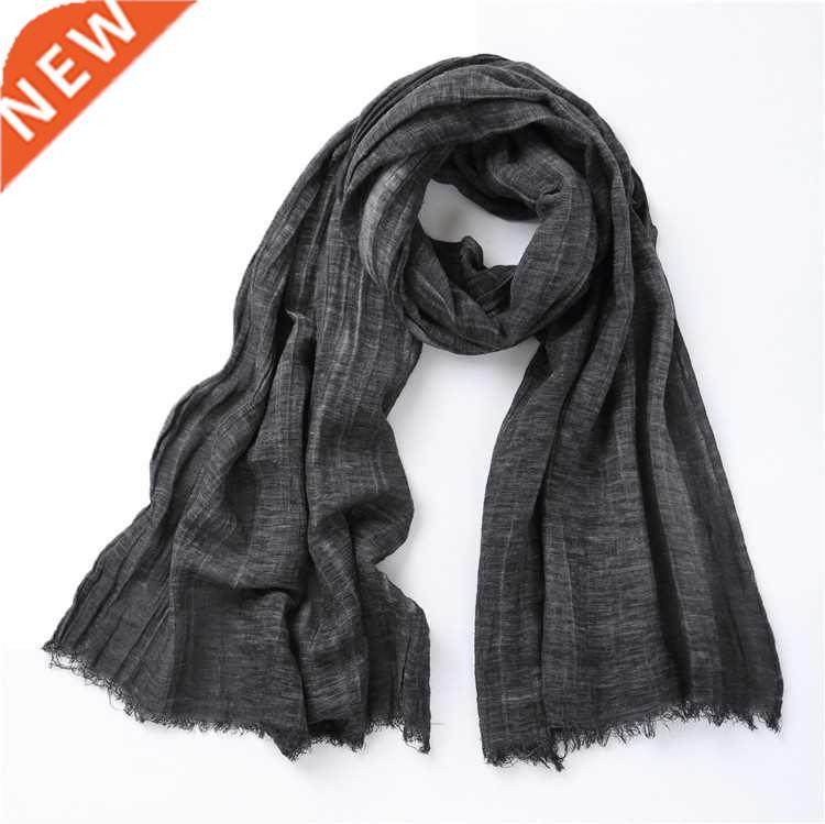 Japanese Style Bufandas Solider Color Scarf Spring Autumn Wa