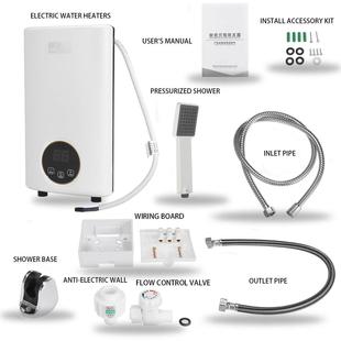 220V 6000W LED Intelligent Electric Water Heater Fast