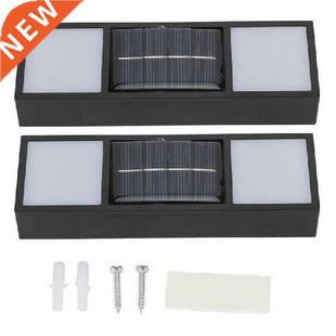 Outdoor Solar Wall Light 2 Sets Solar Wall Lamp for Patio